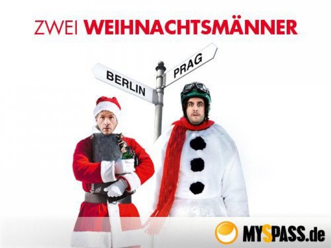Zwei Weihnachtsmänner poster